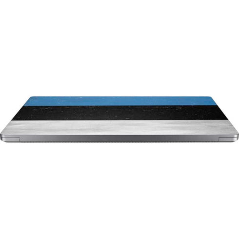 Estonia Flag Distressed Universal Laptop 12in (9.8 x 6.8in) Skin